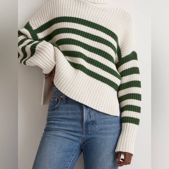 Madewell Wide Rib Turtleneck Sweater - Picture 2 of 5